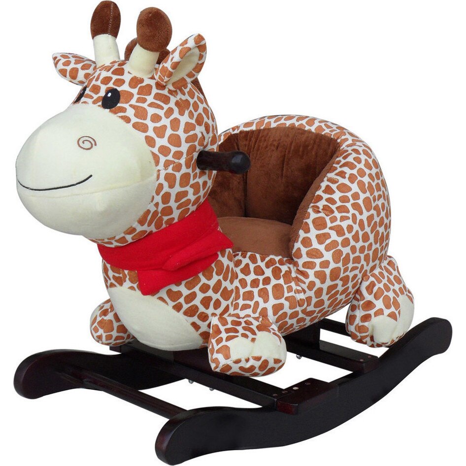 Balansoar Moni Giraffe Pus maro-alb